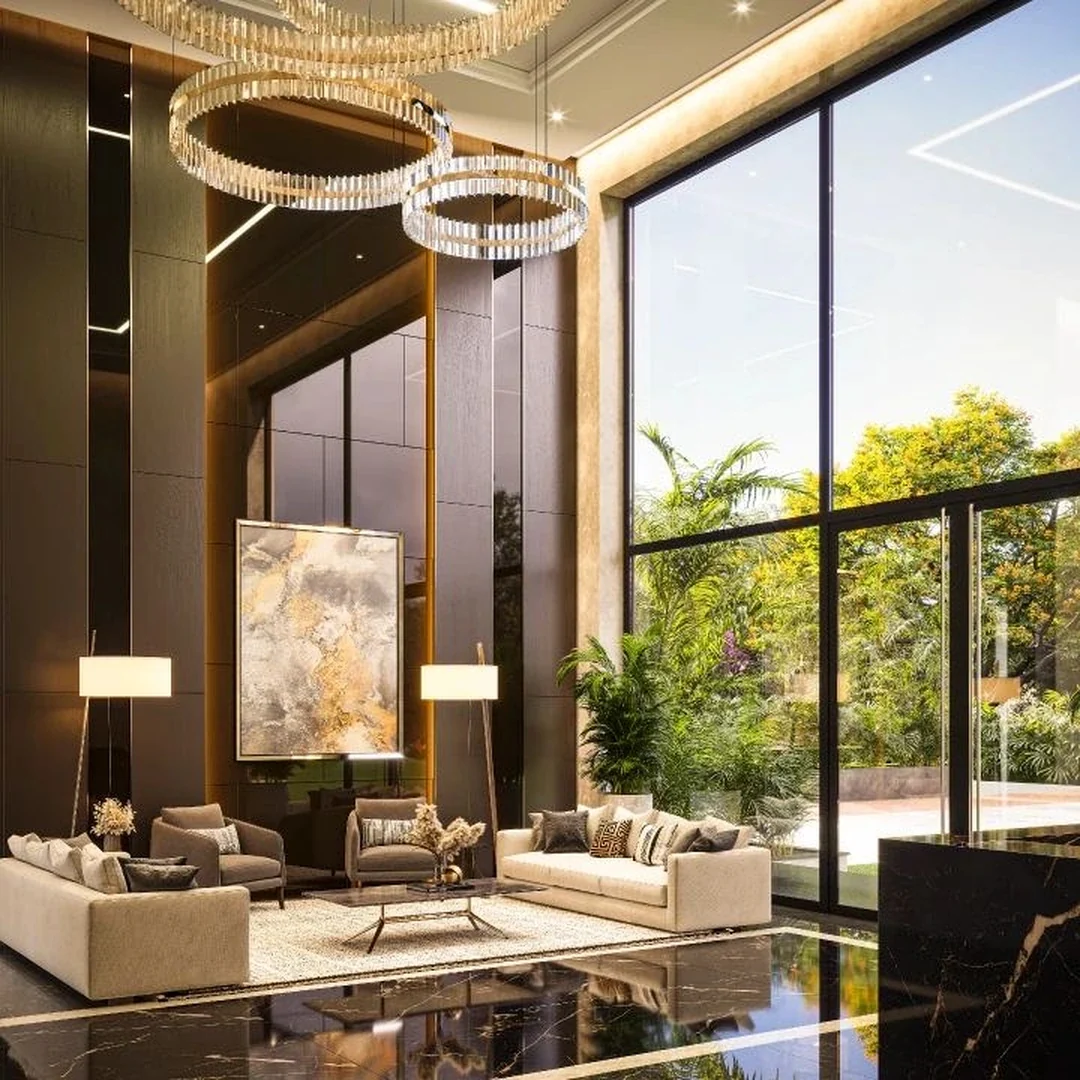 SOBHA Crescent refined arrival lobby