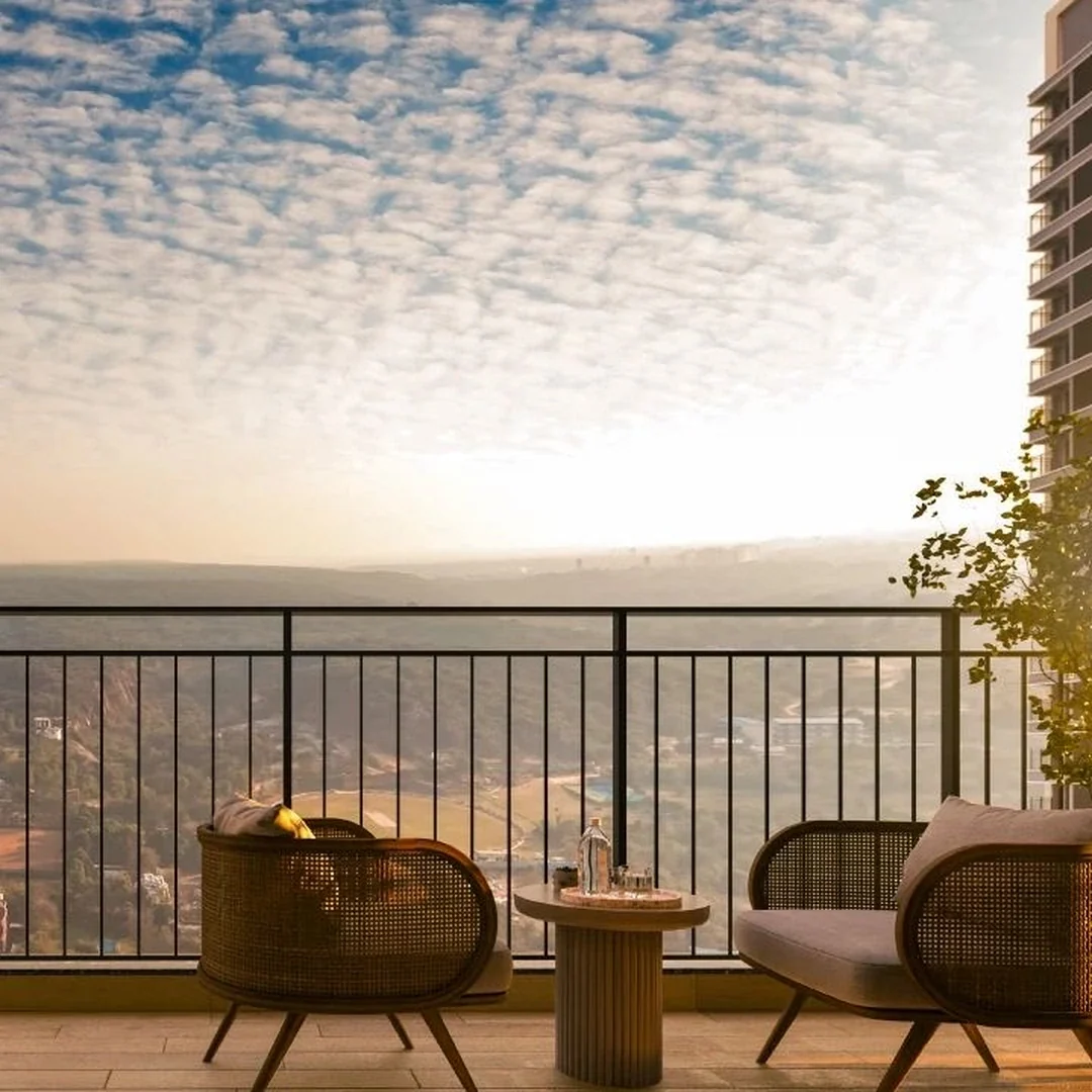 SOBHA Crescent generous balcony