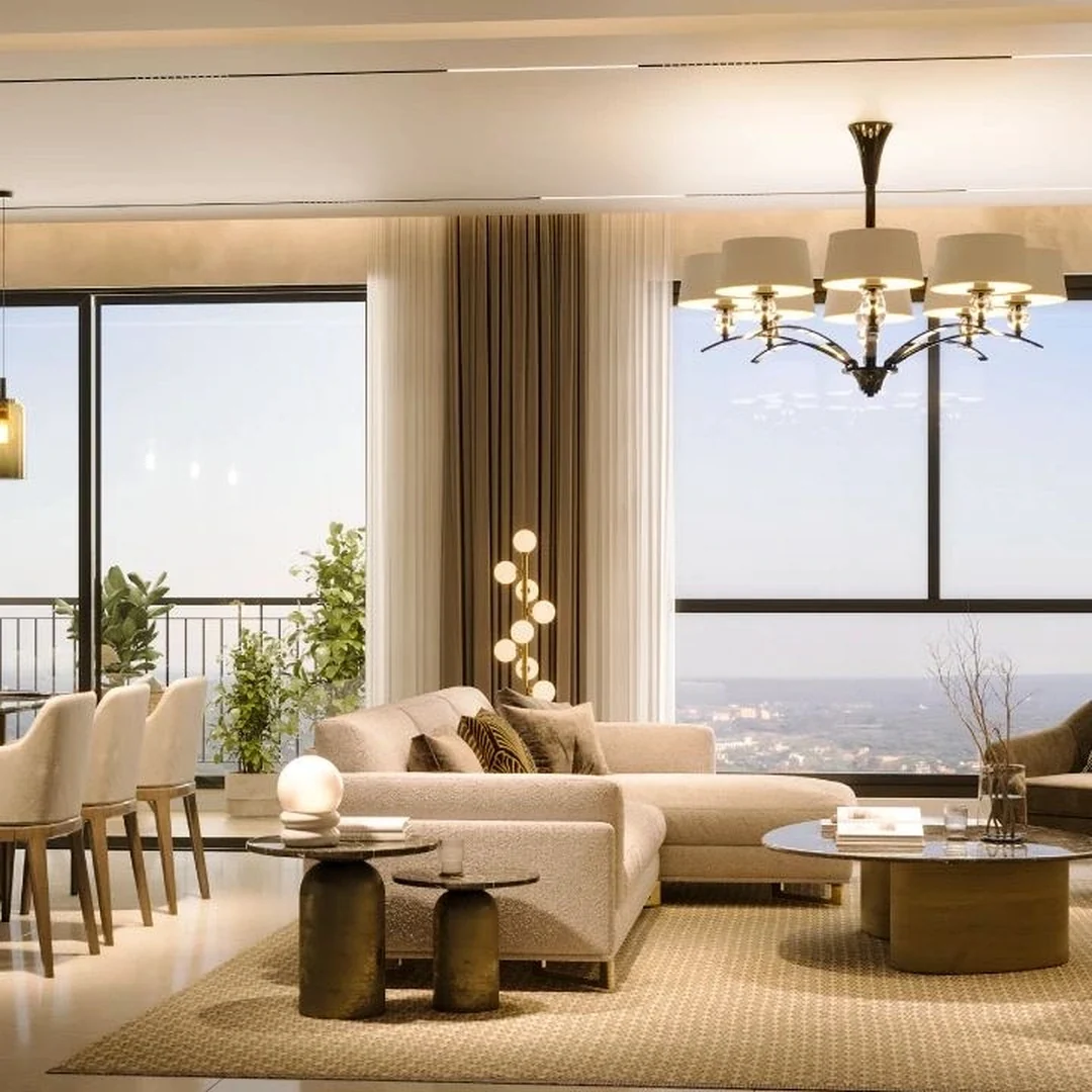 SOBHA Crescent refined living and dining interior
